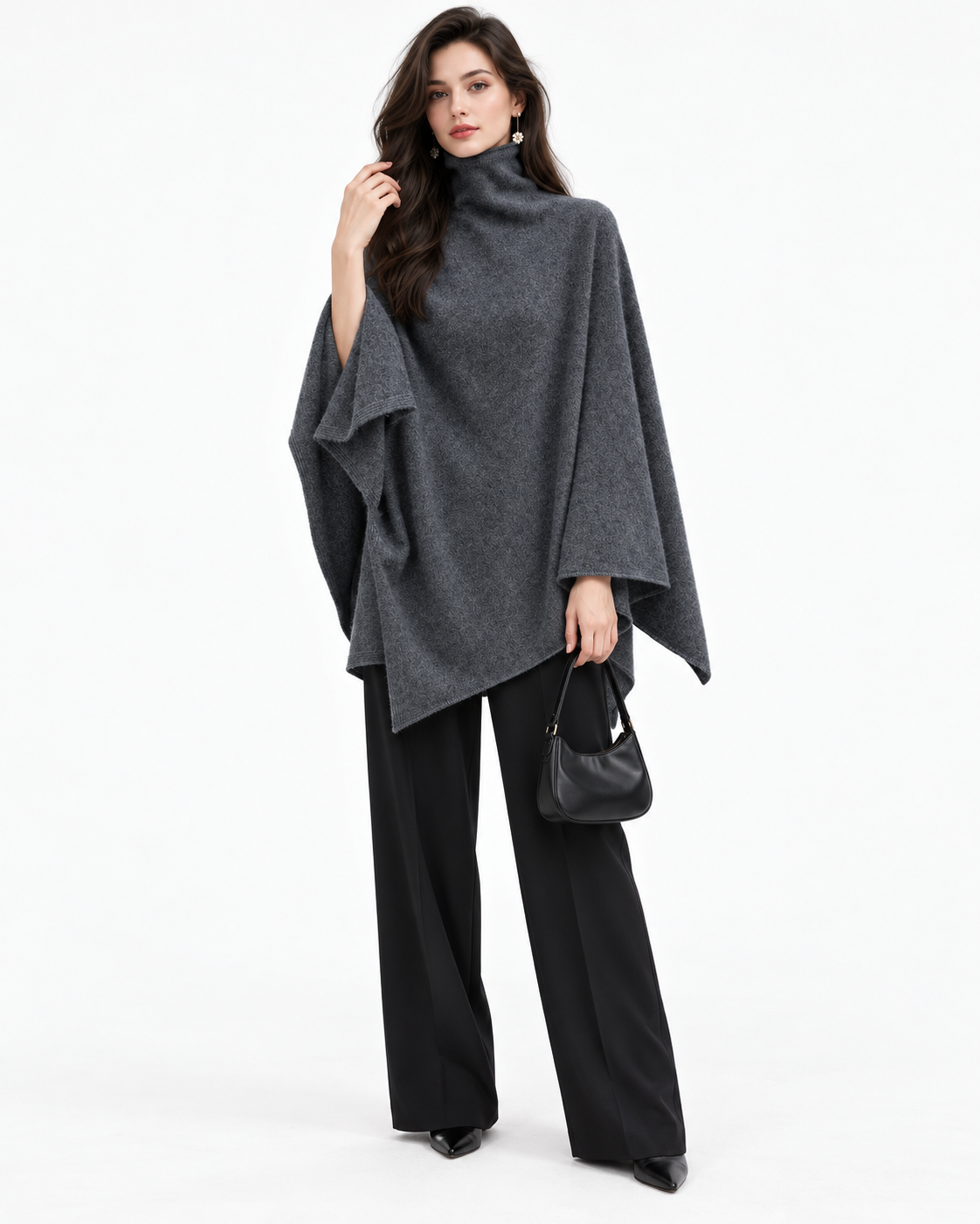 Sleeveless Mid-Length Cape