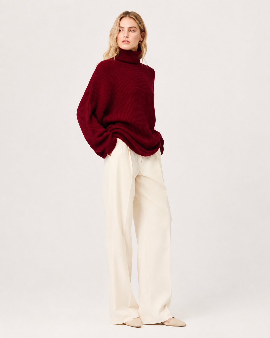 Classic Red Knit Sweater