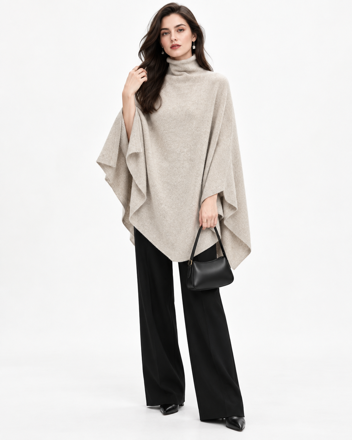 Sleeveless Mid-Length Cape