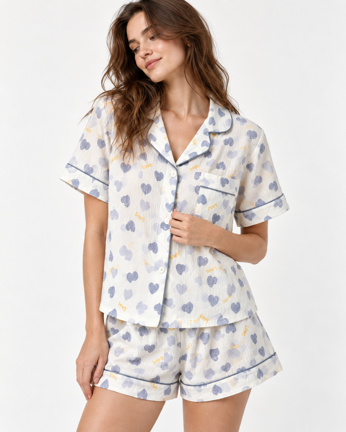 Relaxed Floral Short Pyjama Set
