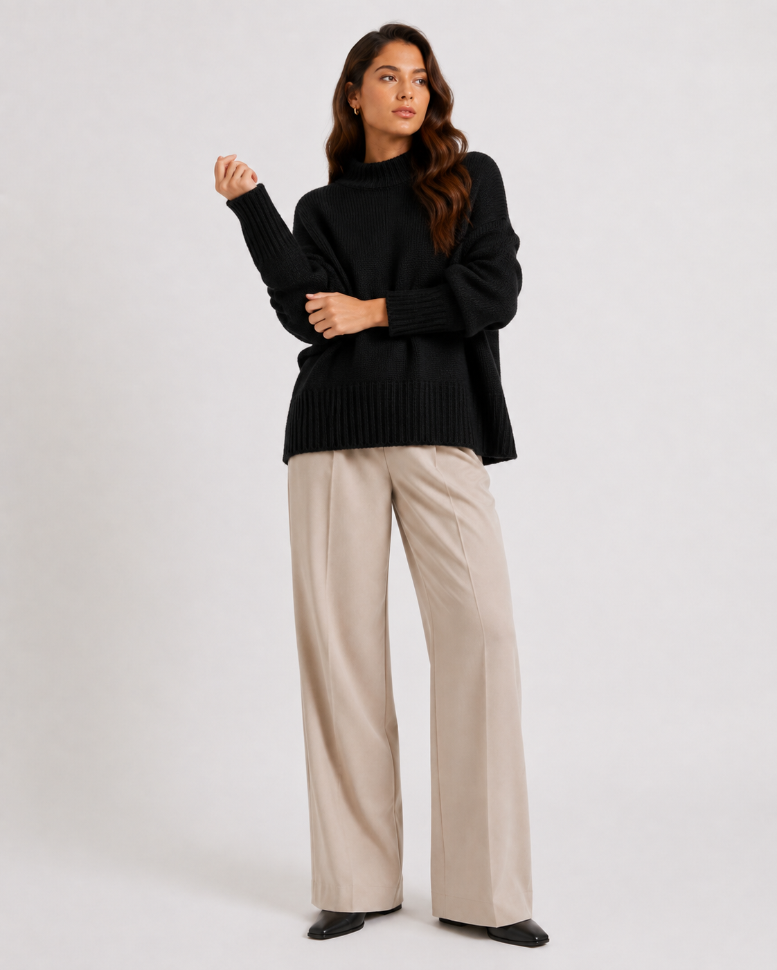 Relaxed Crew-Neck Sweater