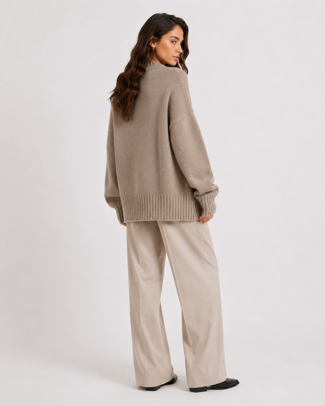 Relaxed Crew-Neck Sweater