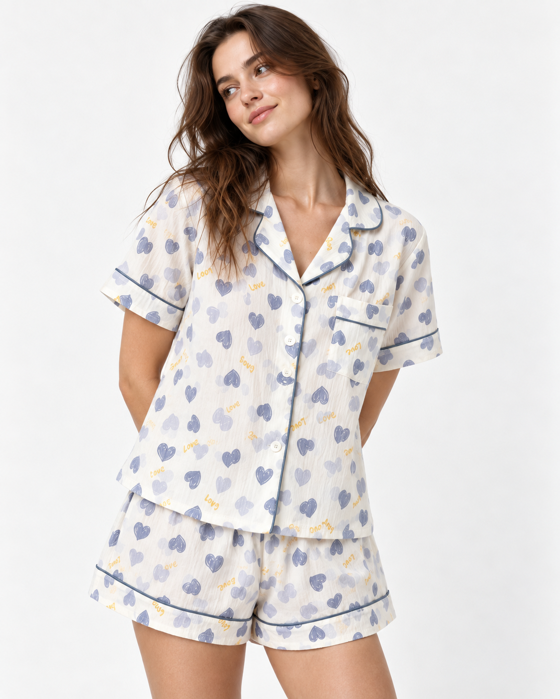 Relaxed Floral Short Pyjama Set