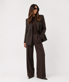 Relaxed Double-Breasted Oversized Blazer