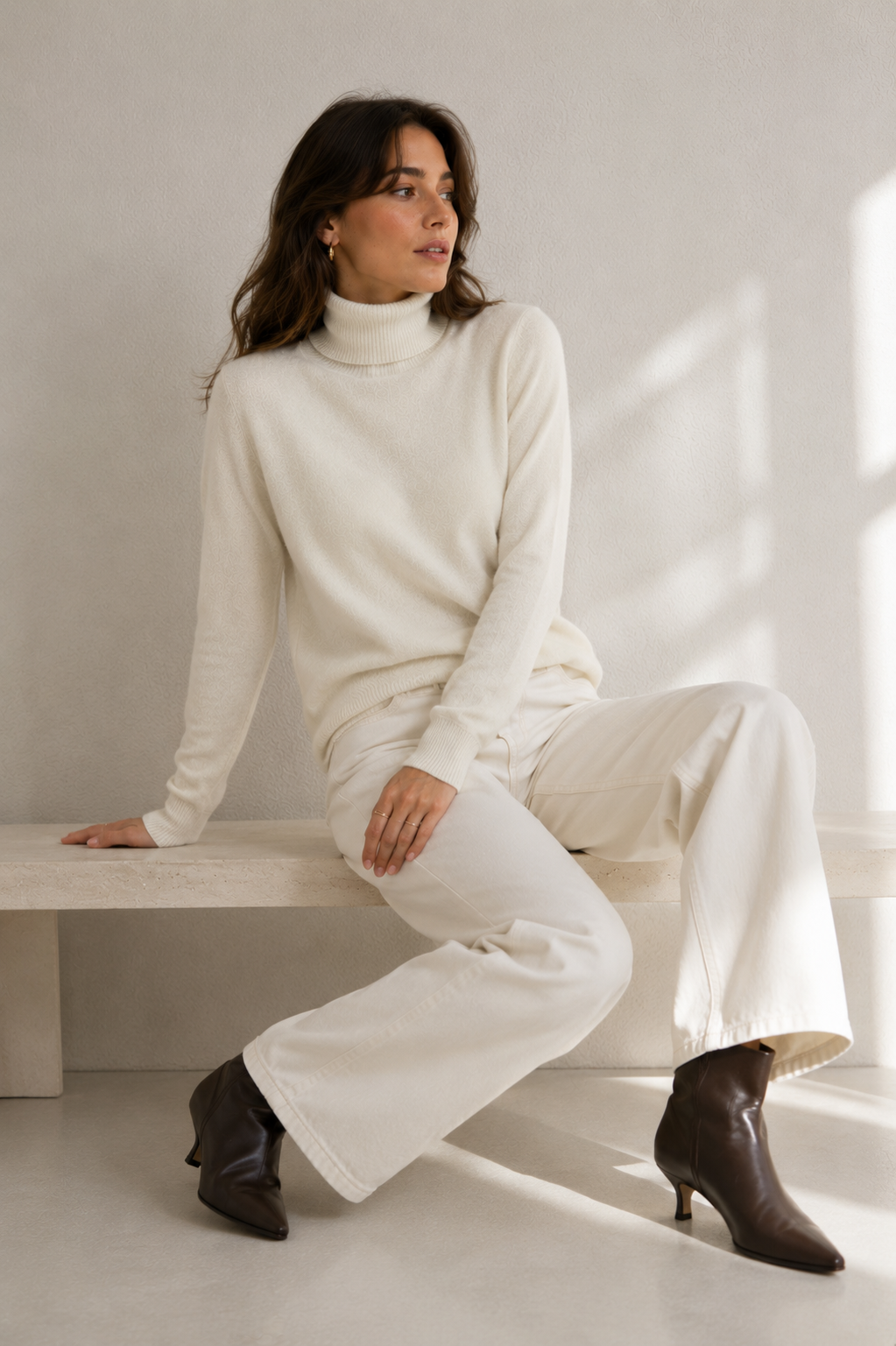 Premium Soft-Knit Roll Neck Sweater