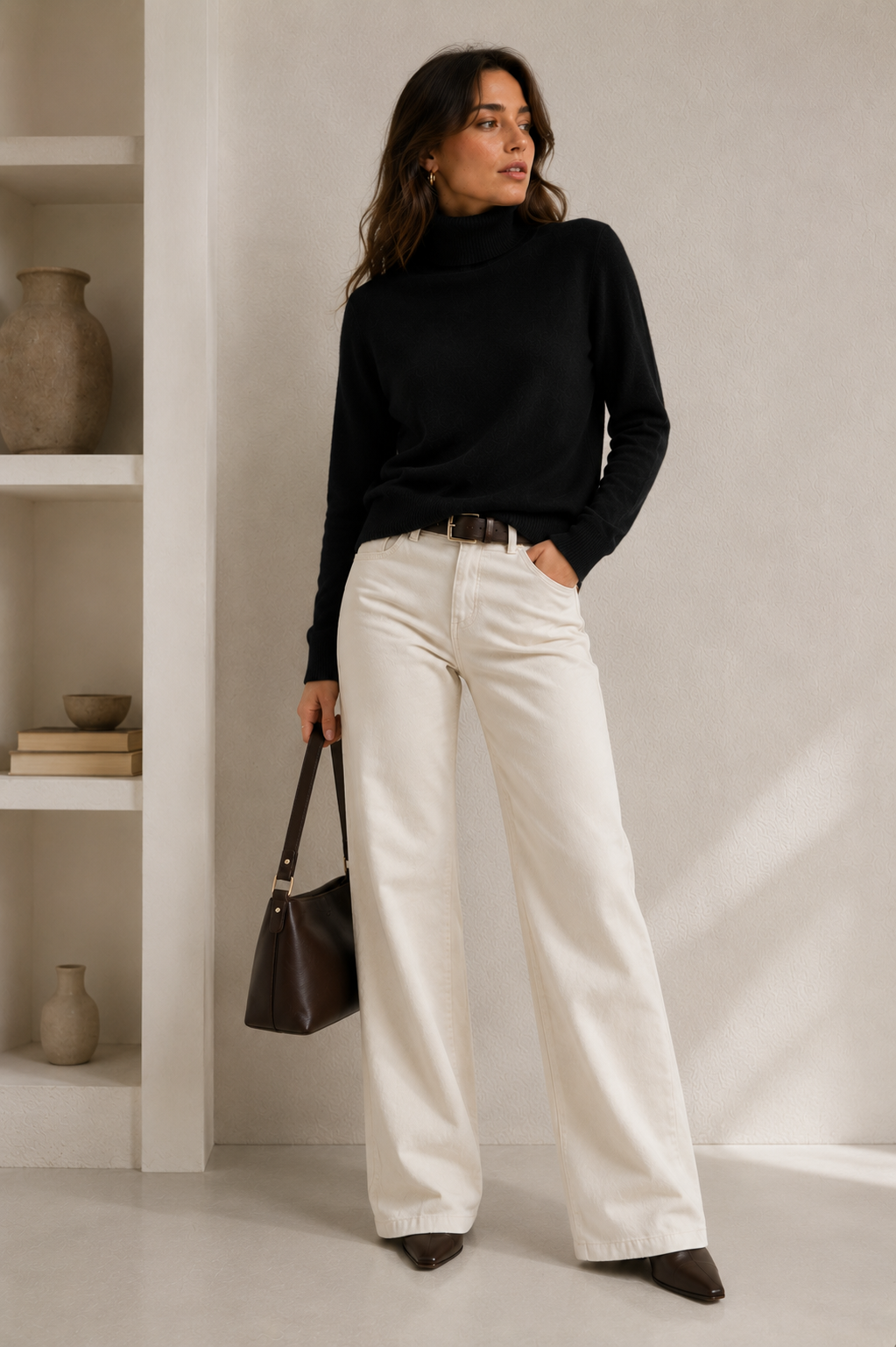 Premium Soft-Knit Roll Neck Sweater