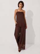 Lace-Trim Camisole and Pants Pyjama Set