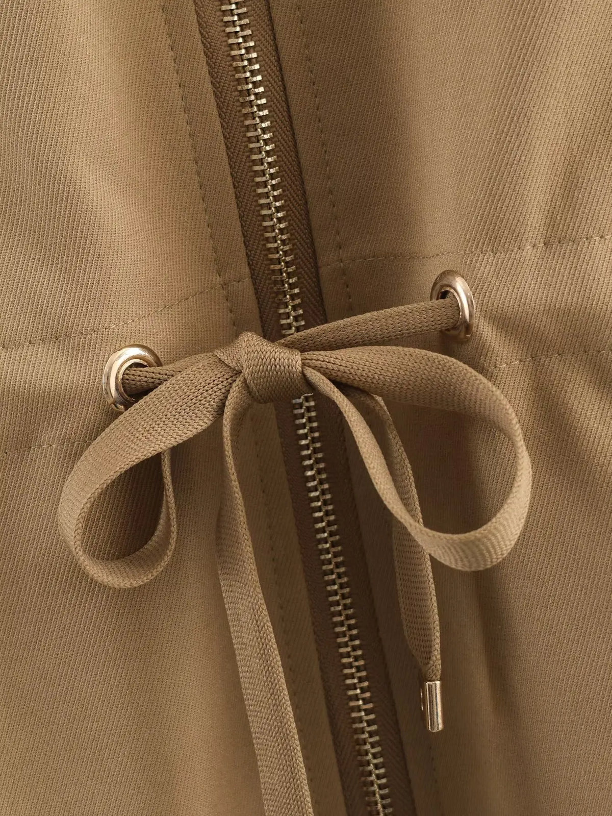 Cinched Utility Jacket and Wide-Leg Pants Set