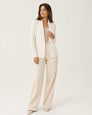 Scarf-Collar Knit Cardigan
