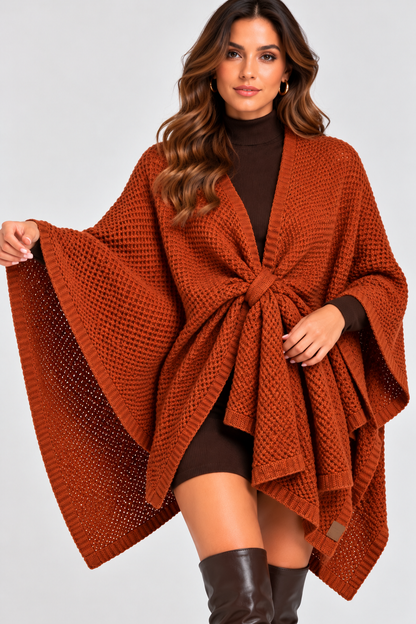 Sleeveless Mid-Length Cape