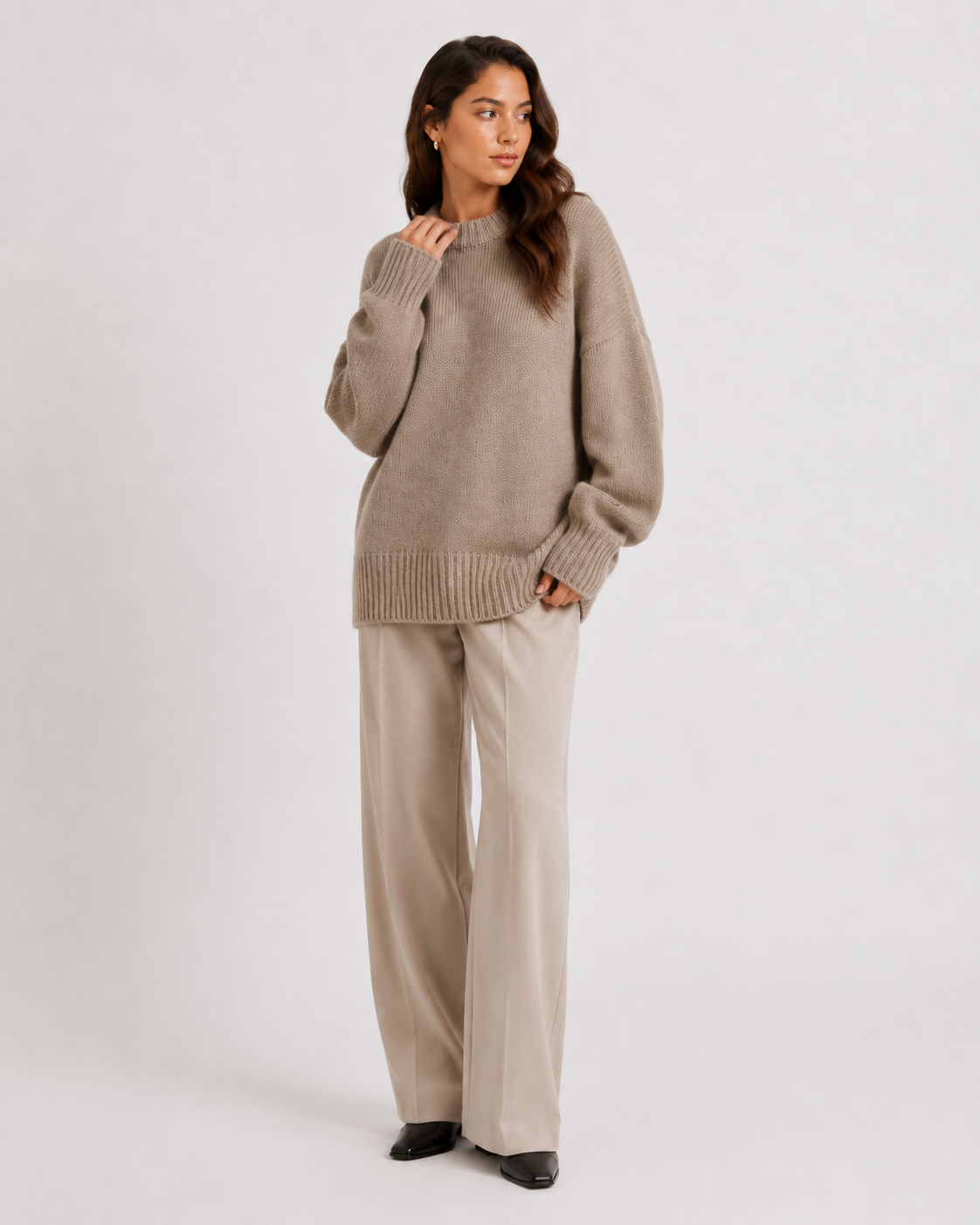Relaxed Crew-Neck Sweater