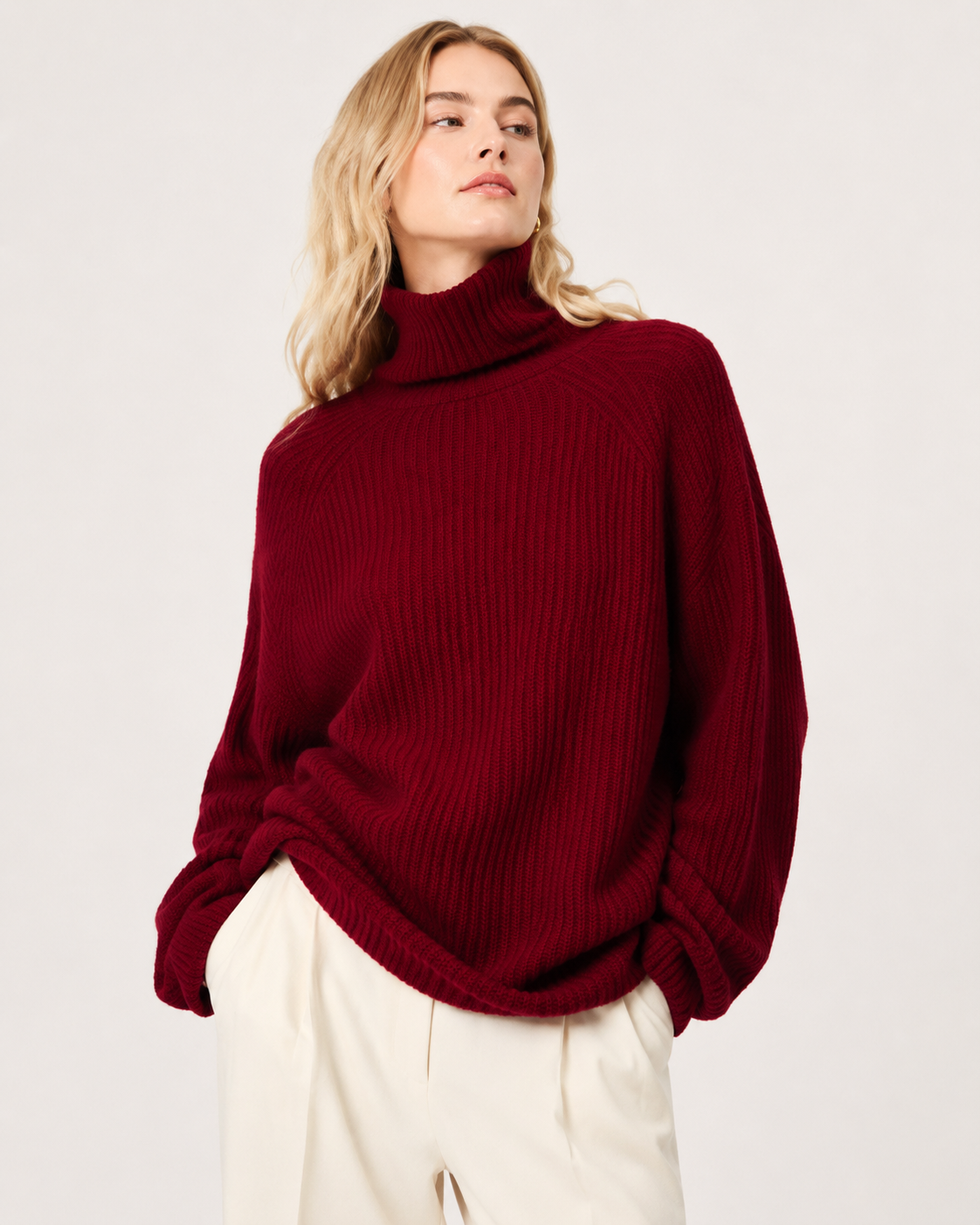 Classic Red Knit Sweater