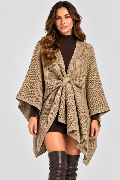 Sleeveless Mid-Length Cape
