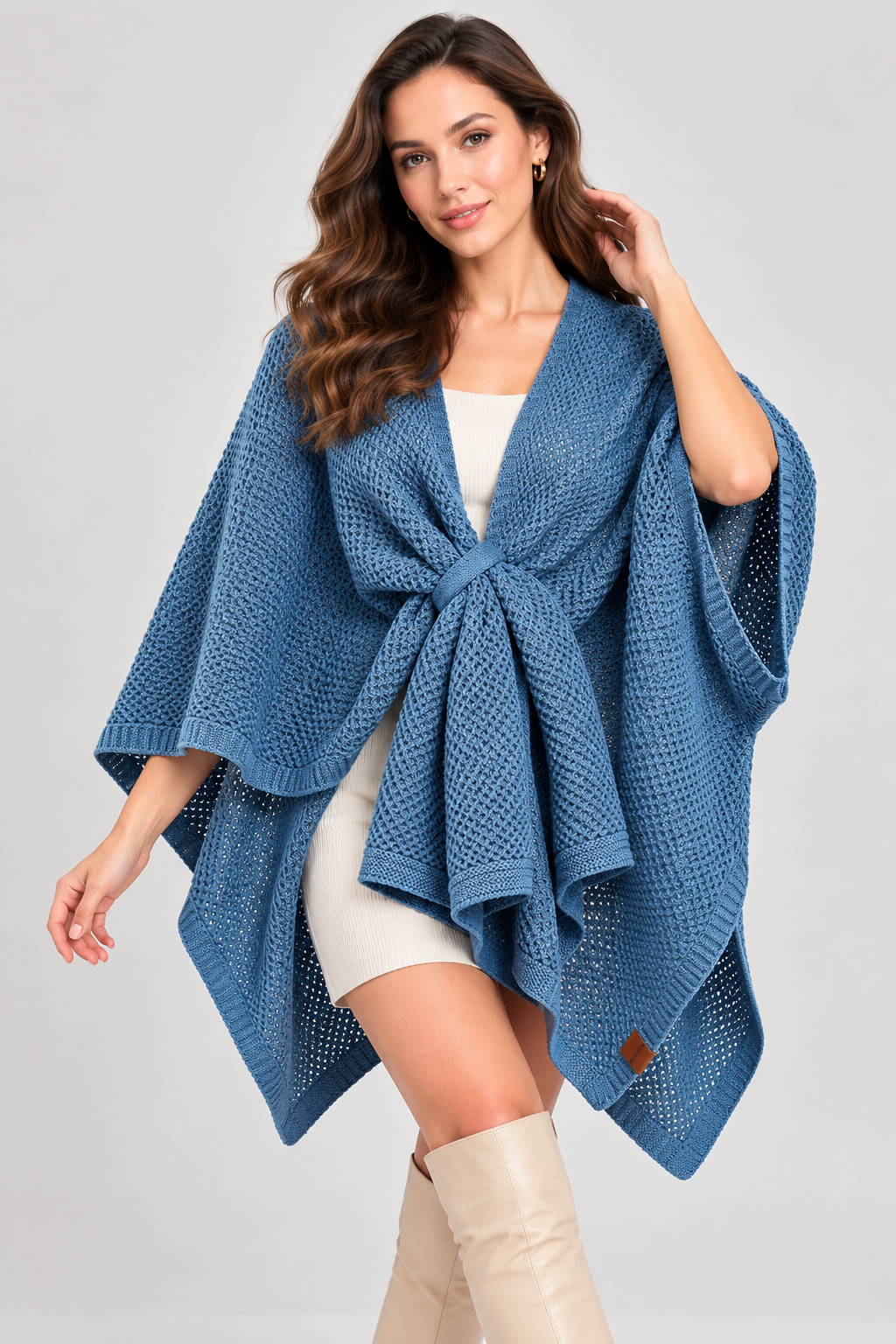 Sleeveless Mid-Length Cape