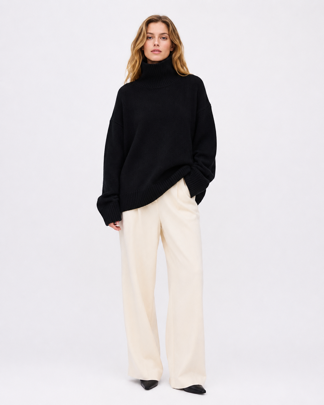 Oversized Roll-Neck Sweater