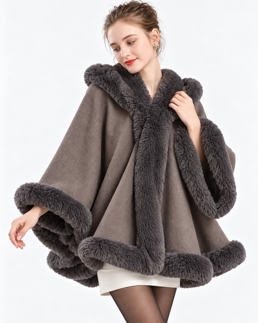 Statement-Collar Cape