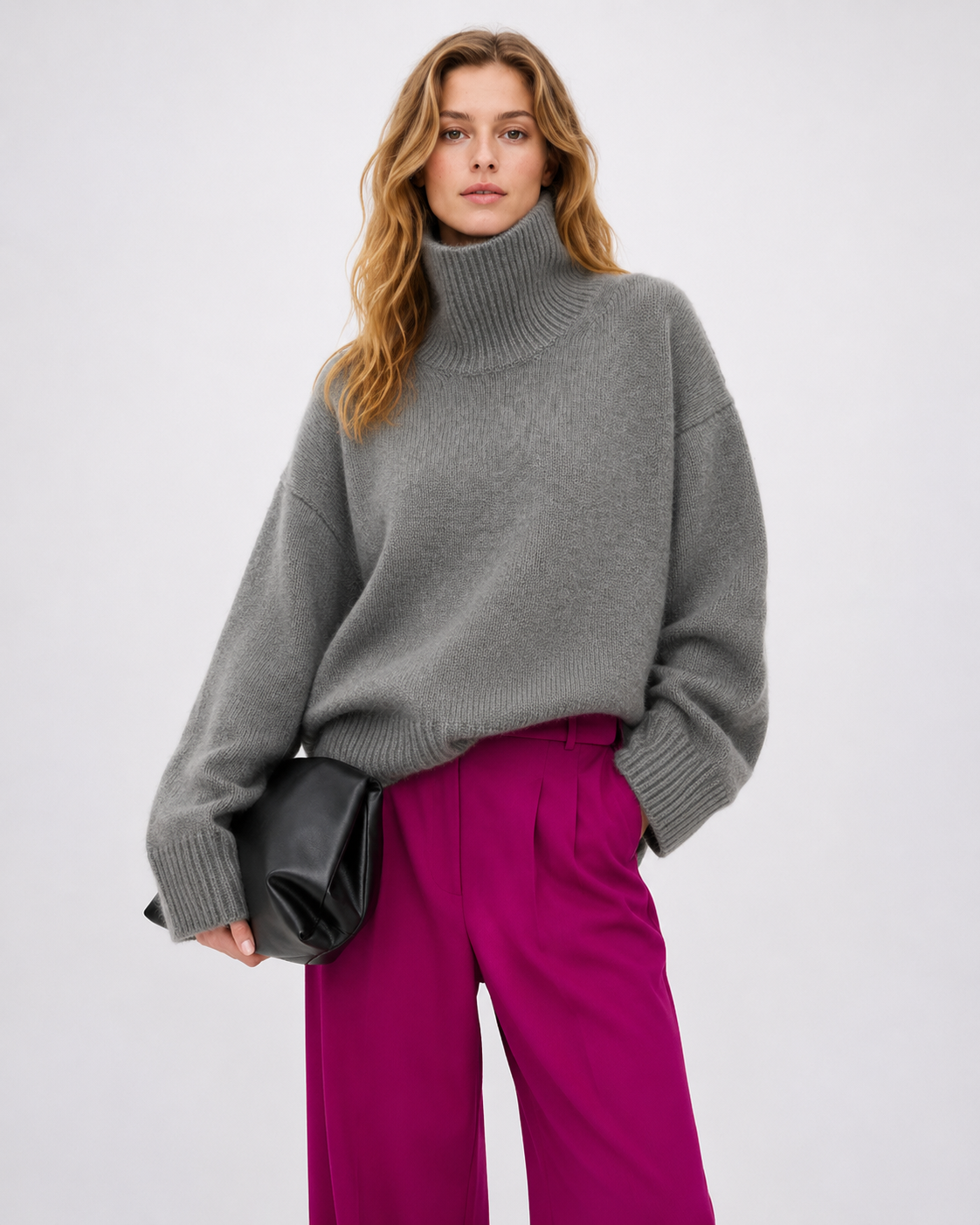 Oversized Roll-Neck Sweater