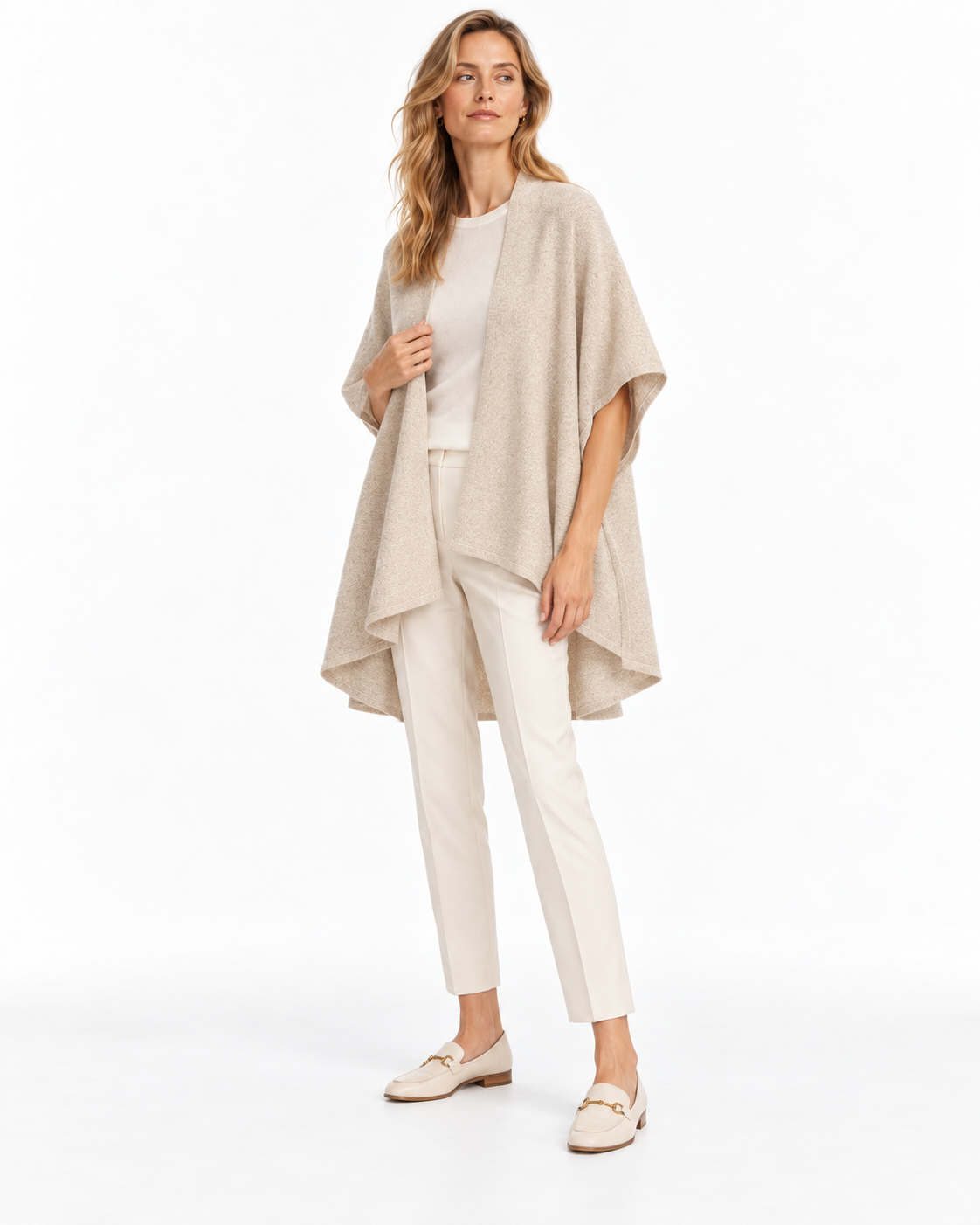 Batwing-Sleeve Cardigan