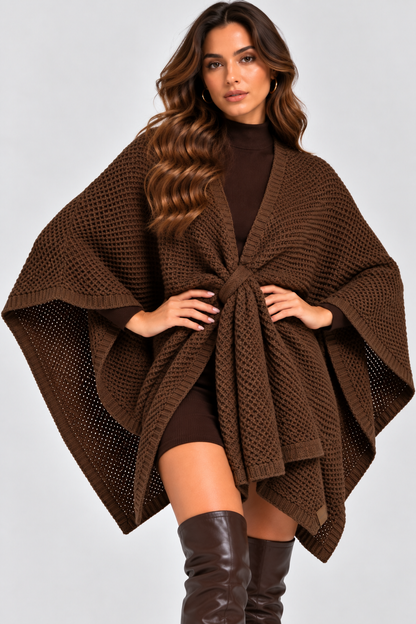 Sleeveless Mid-Length Cape