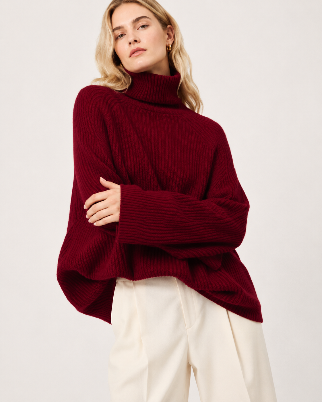 Classic Red Knit Sweater