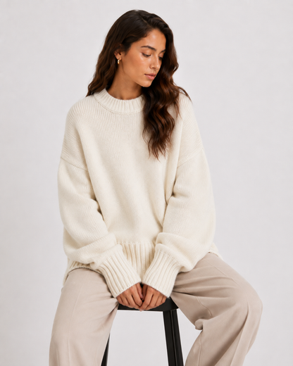 Relaxed Crew-Neck Sweater