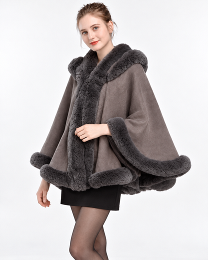 Statement-Collar Cape