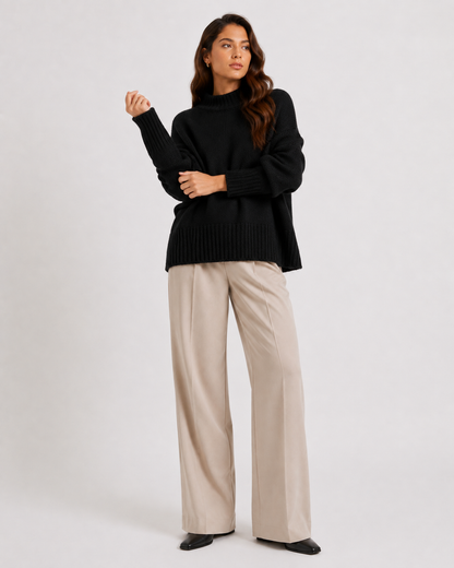 Relaxed Crew-Neck Sweater
