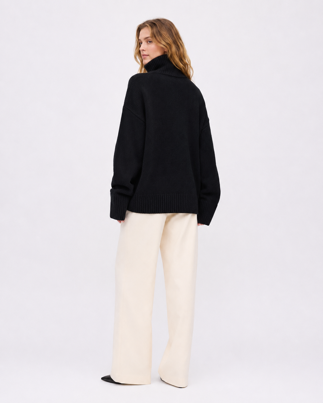 Oversized Roll-Neck Sweater