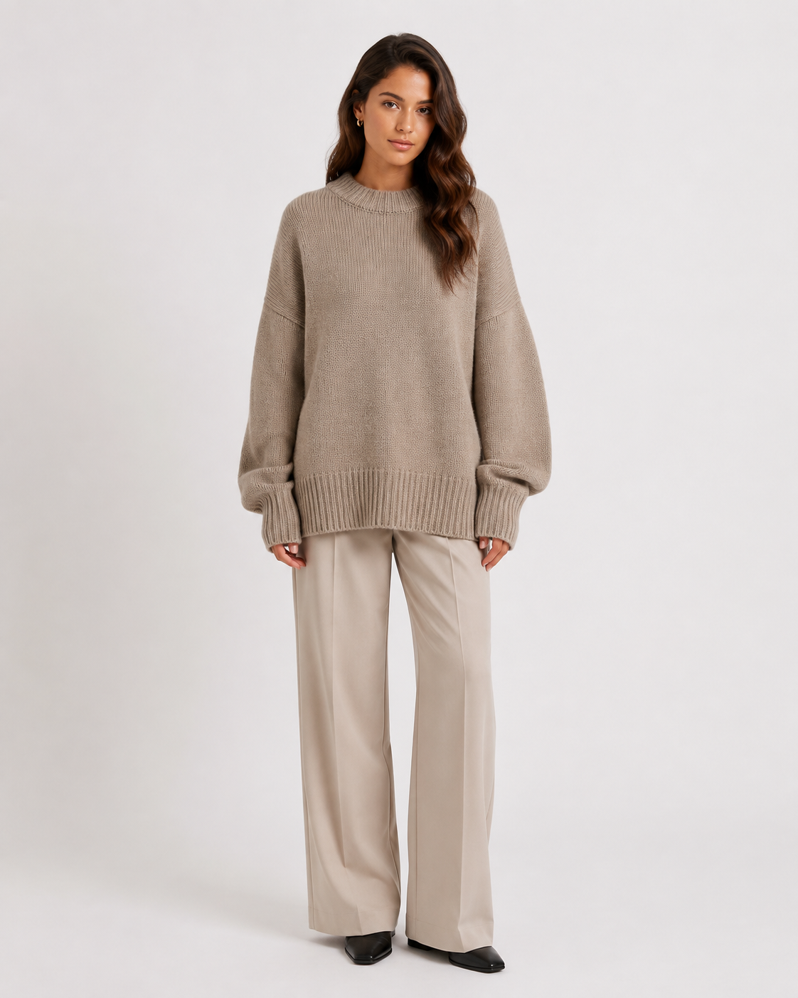 Relaxed Crew-Neck Sweater