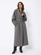 Extra-Long Belted Wrap Coat