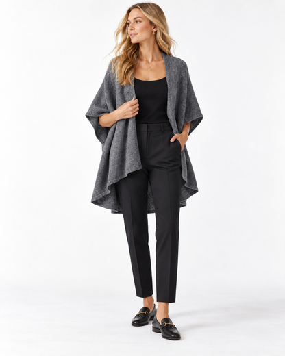 Batwing-Sleeve Cardigan