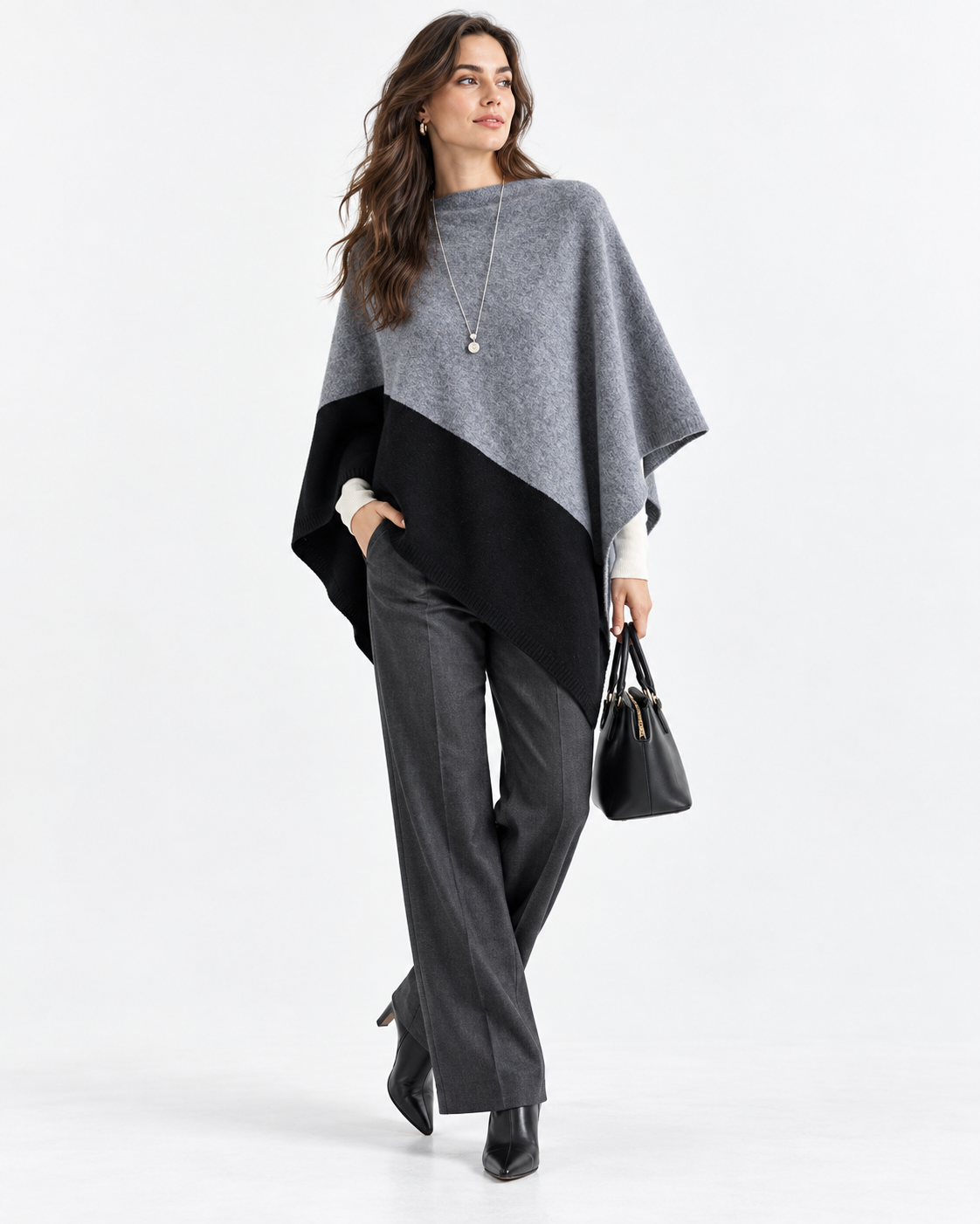 Mid-Length Pullover Cape