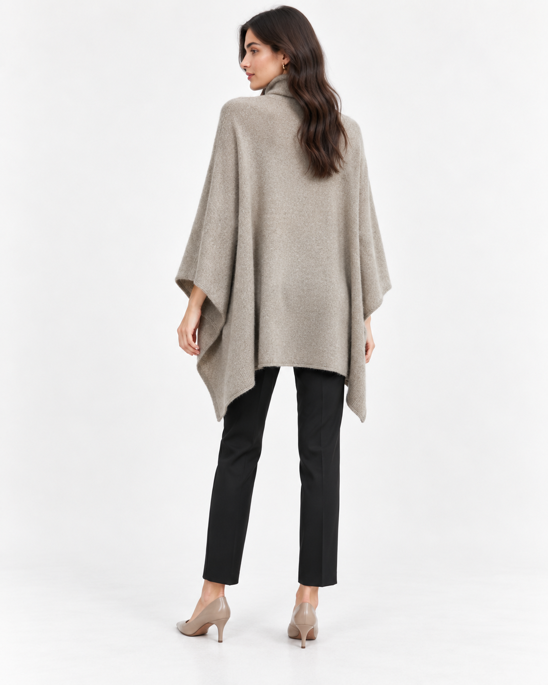 Sleeveless Mid-Length Cape