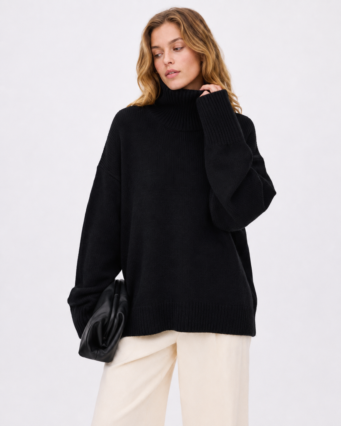 Oversized Roll-Neck Sweater