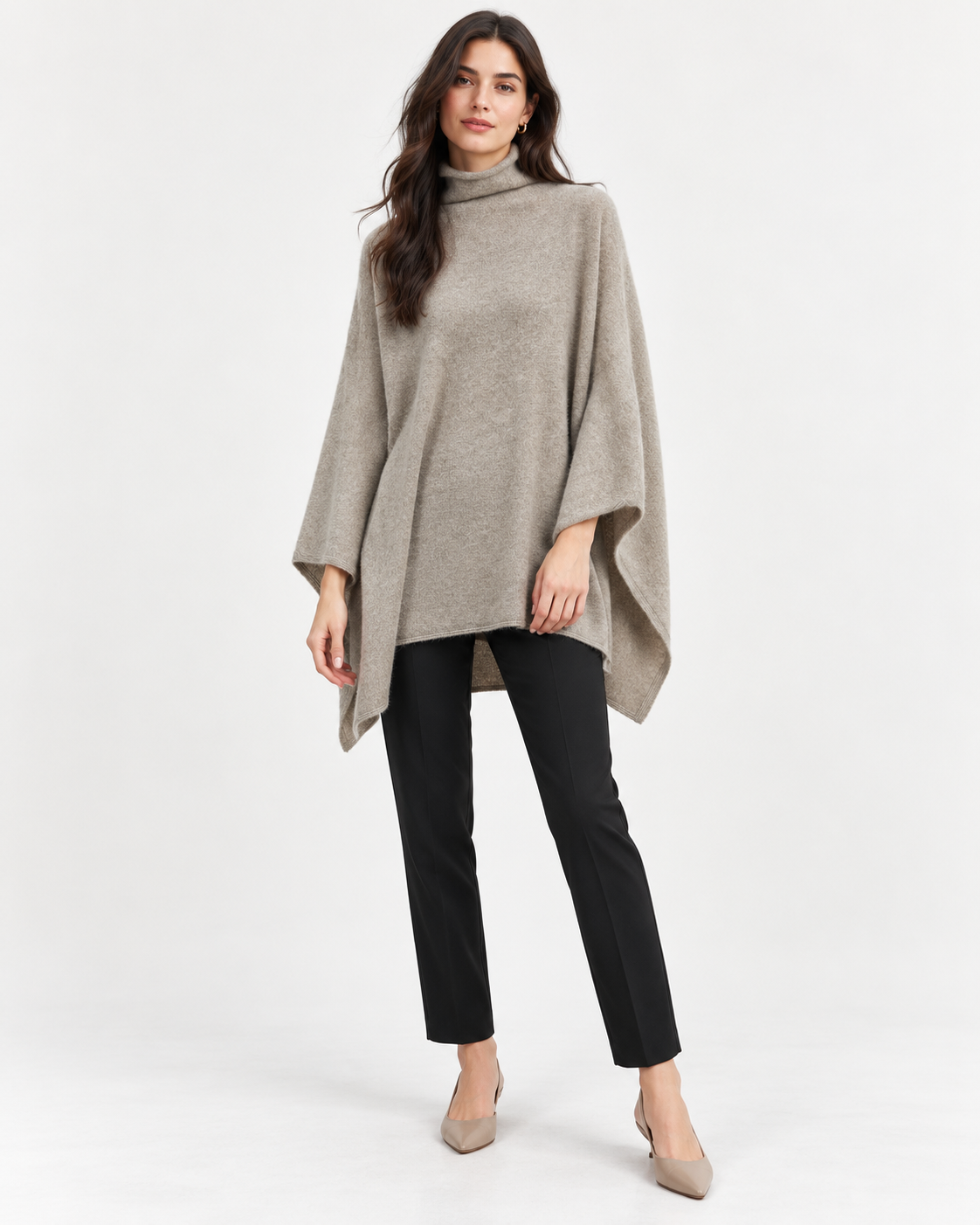 Sleeveless Mid-Length Cape