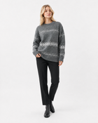 Fair-Isle Crew-Neck Sweater