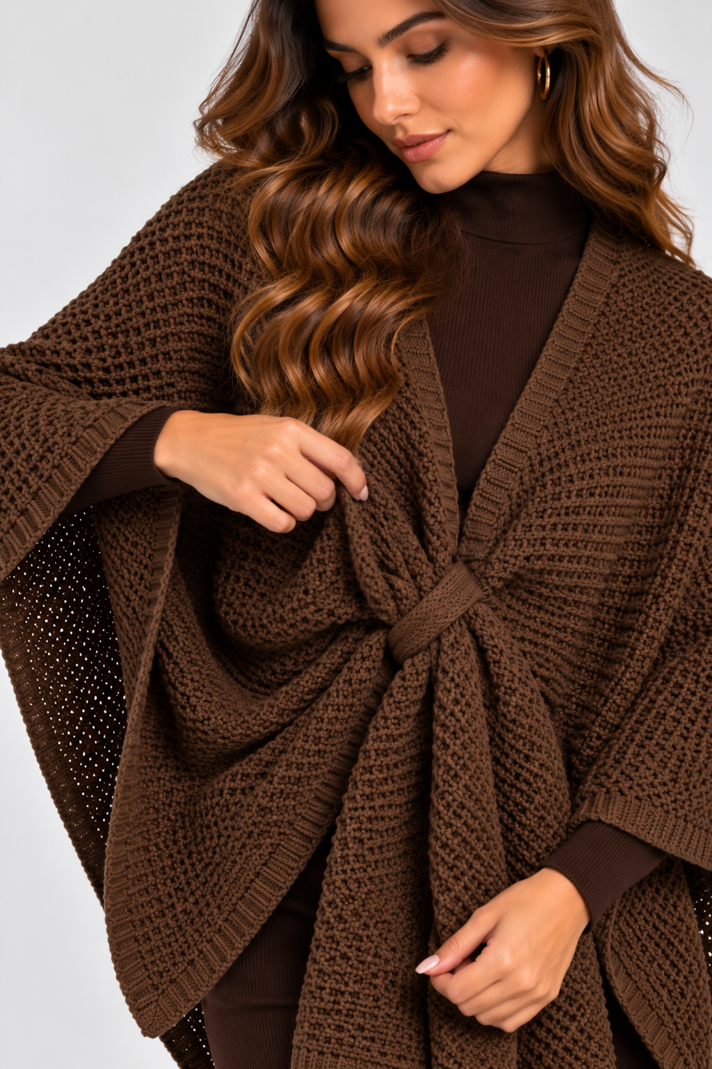 Sleeveless Mid-Length Cape