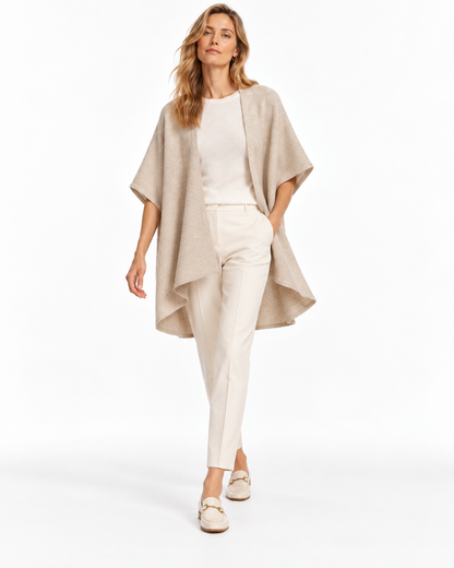 Batwing-Sleeve Cardigan