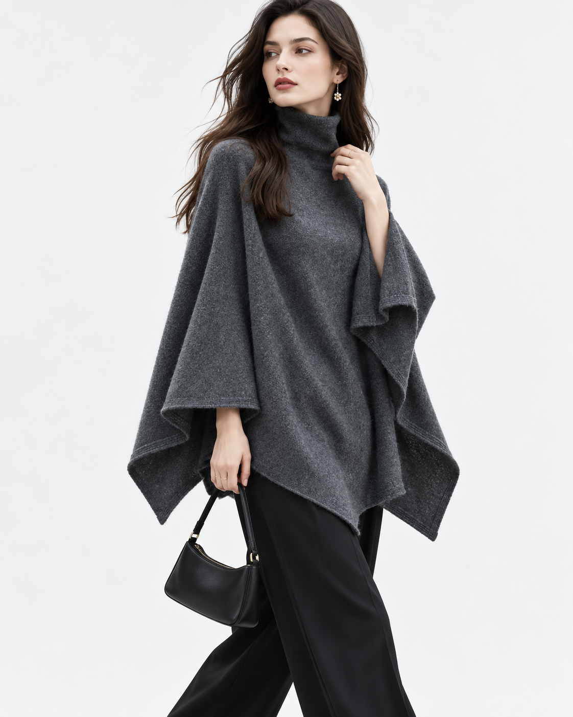 Sleeveless Mid-Length Cape