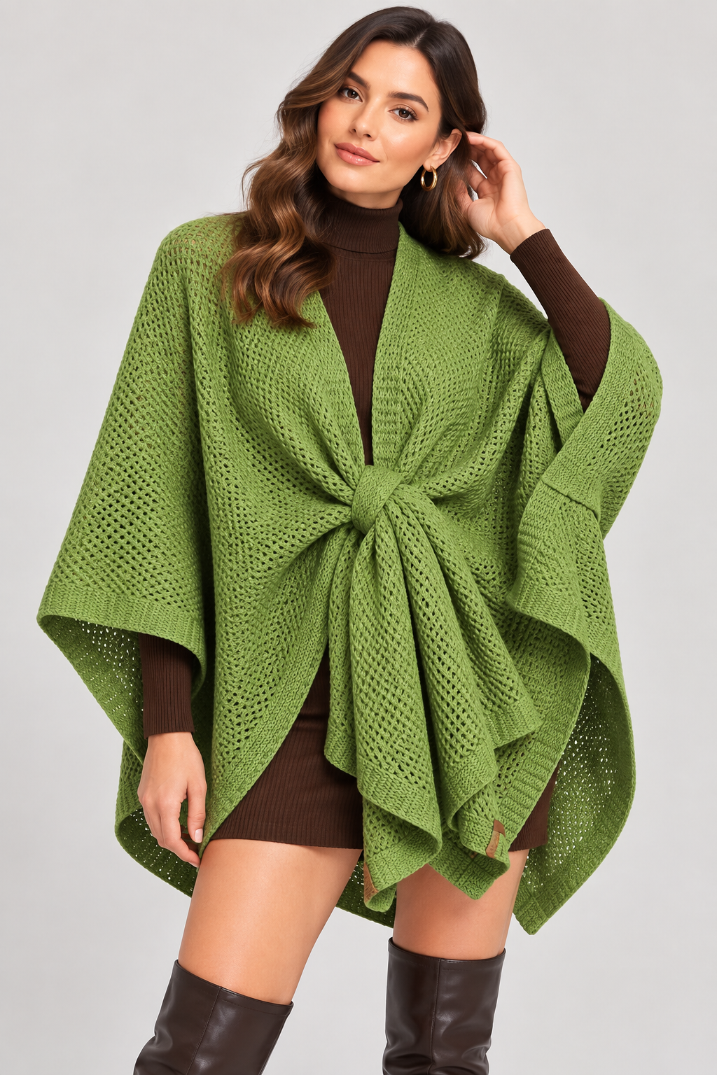 Sleeveless Mid-Length Cape