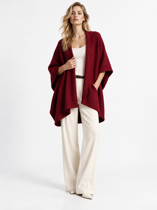 Batwing-Sleeve Cardigan