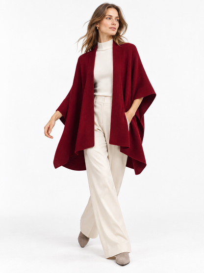 Batwing-Sleeve Cardigan