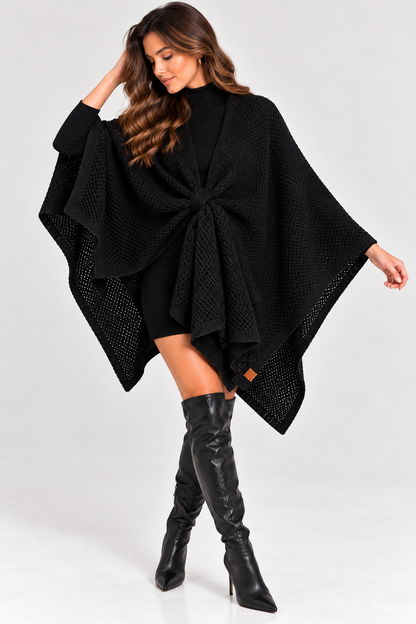Sleeveless Mid-Length Cape