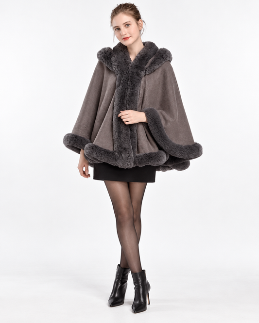 Statement-Collar Cape