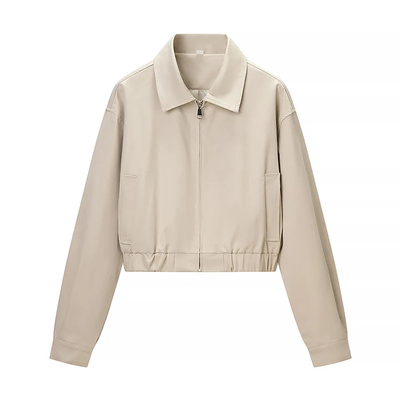 Zip-Up Utility Jacket and Mini Skirt Set