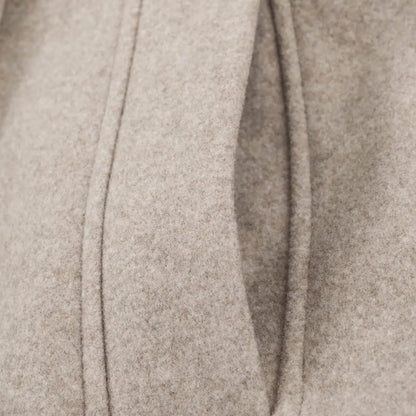 Relaxed Double-Breasted Longline Coat