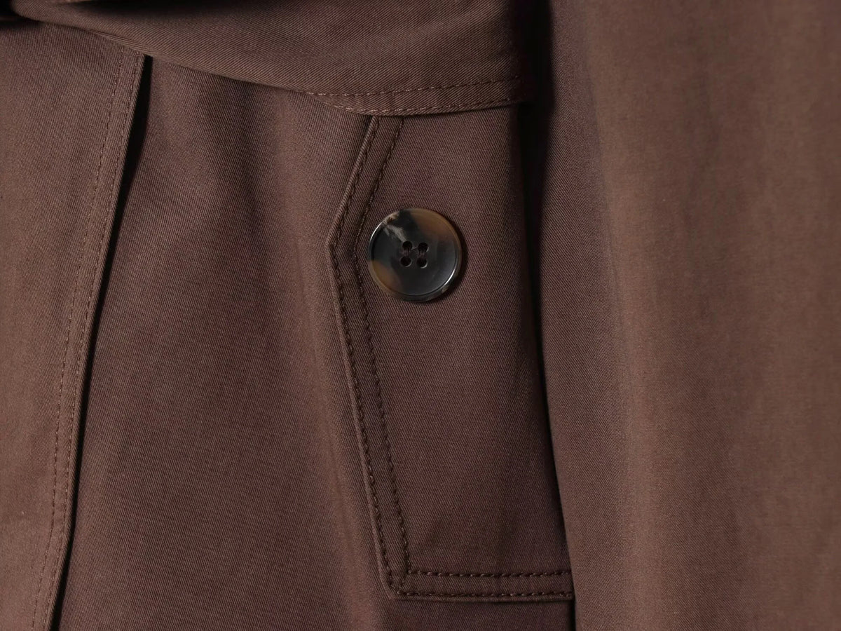 Belted Wrap Trench Jacket