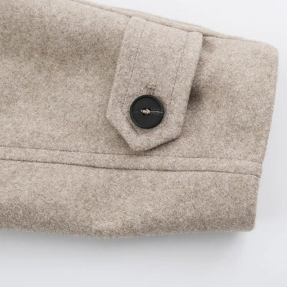 Relaxed Double-Breasted Longline Coat