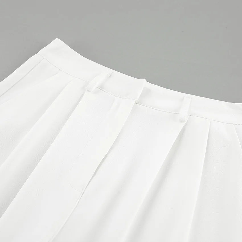 High-Waisted Wide-Leg Pants