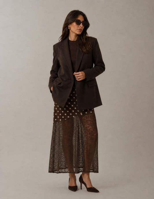 Oversized Double-Breasted Blazer